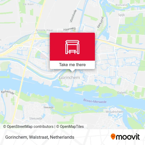 Gorinchem, Walstraat map