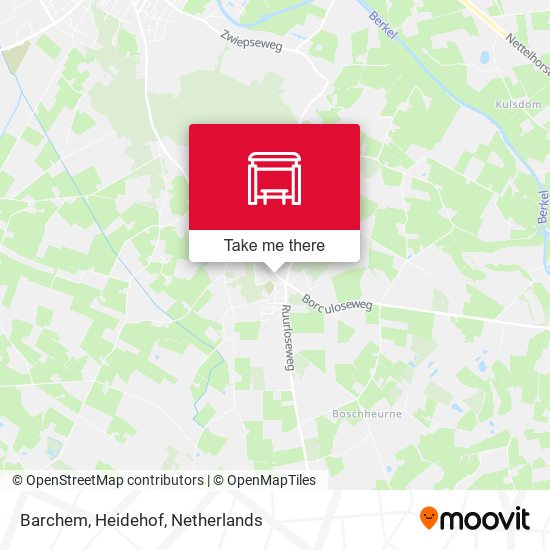 Barchem, Heidehof map