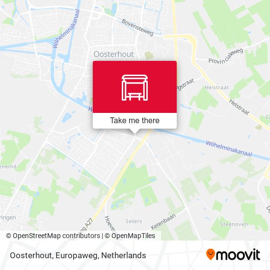 Oosterhout, Europaweg Karte