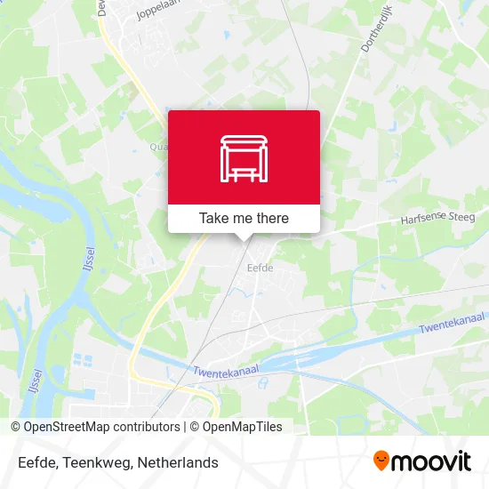 Eefde, Teenkweg Karte