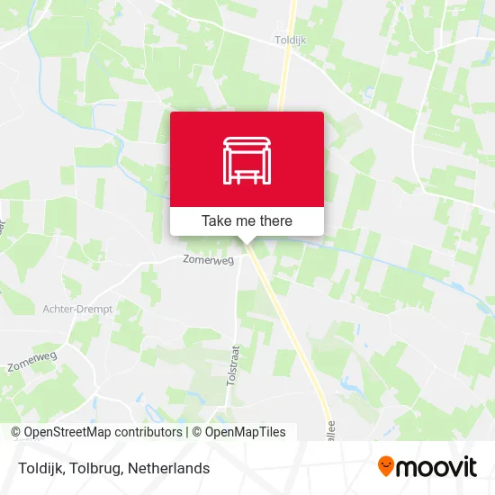 Toldijk, Tolbrug Karte