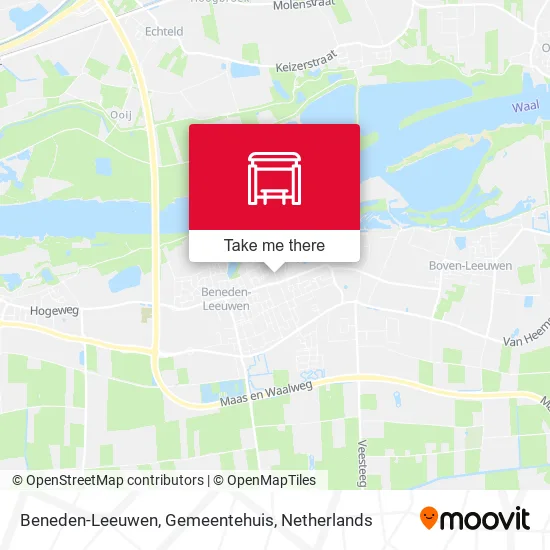 Beneden-Leeuwen, Gemeentehuis map