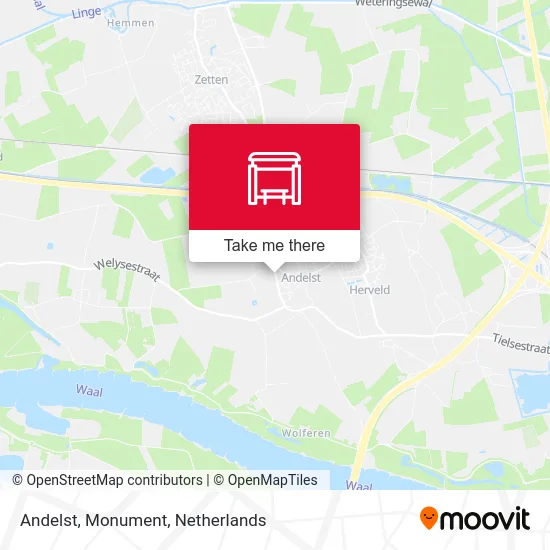 Andelst, Monument map