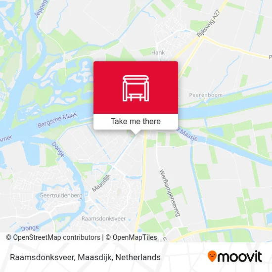 Raamsdonksveer, Maasdijk map