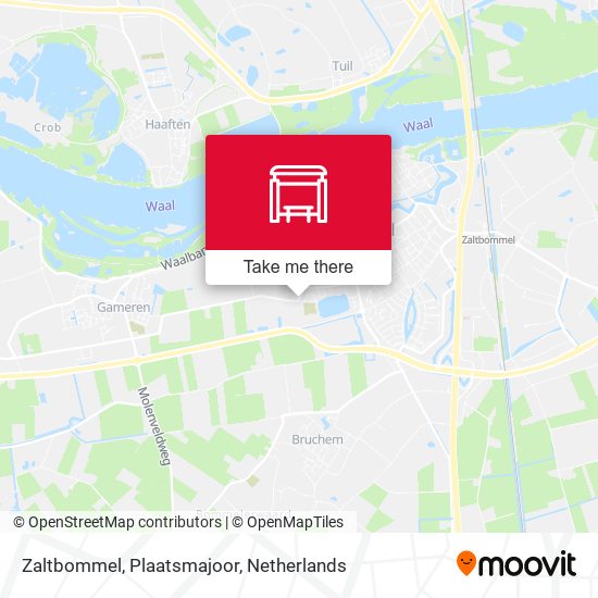 Zaltbommel, Plaatsmajoor map