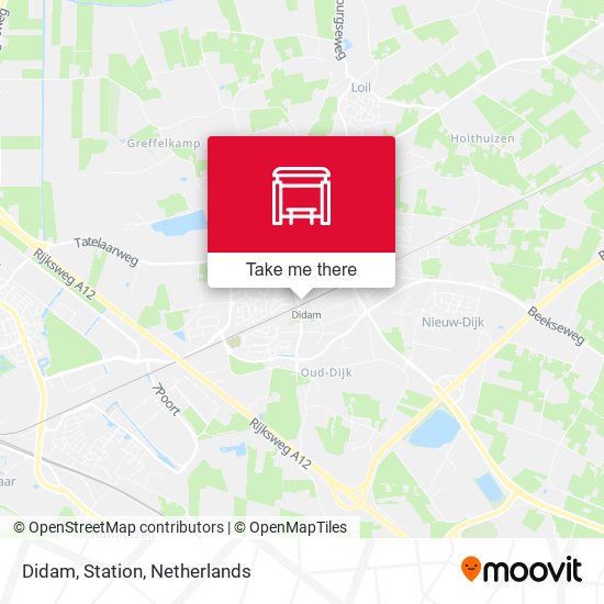 Didam, Station map