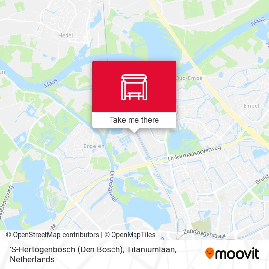 'S-Hertogenbosch (Den Bosch), Titaniumlaan map