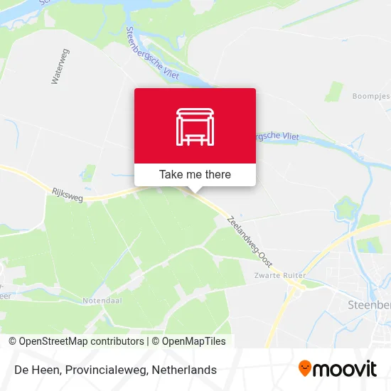 De Heen, Provincialeweg map
