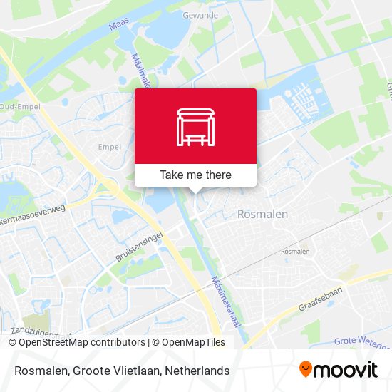 Rosmalen, Groote Vlietlaan map