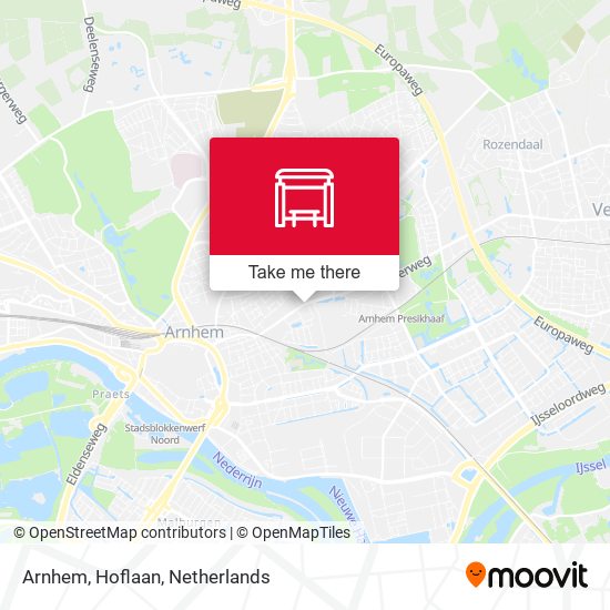 Arnhem, Hoflaan Karte
