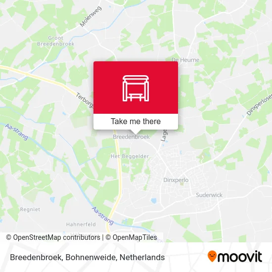Breedenbroek, Bohnenweide map