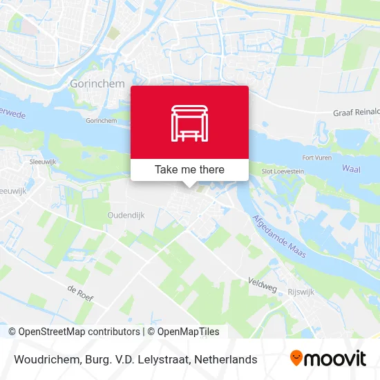 Woudrichem, Burg. V.D. Lelystraat map
