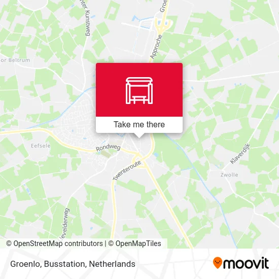 Groenlo, Busstation map