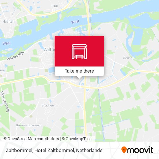 Zaltbommel, Hotel Zaltbommel map