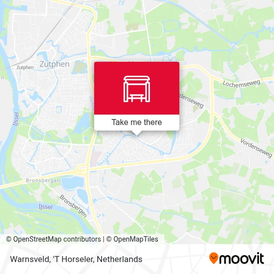 Warnsveld, 'T Horseler map