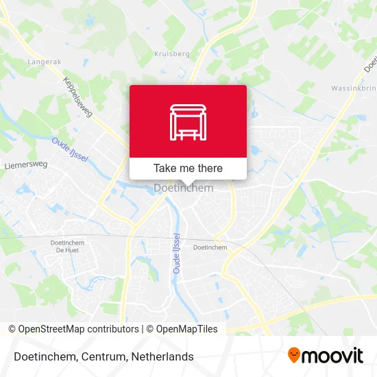 Doetinchem, Centrum map