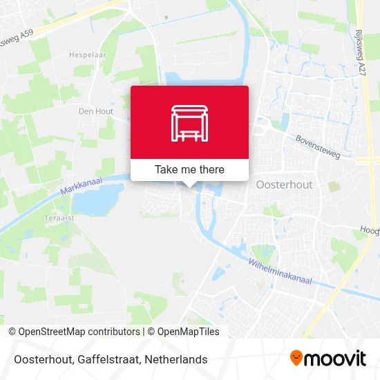 Oosterhout, Gaffelstraat map