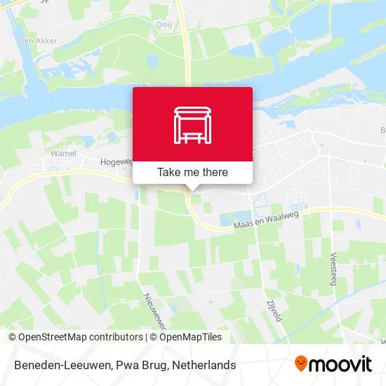 Beneden-Leeuwen, Pwa Brug map