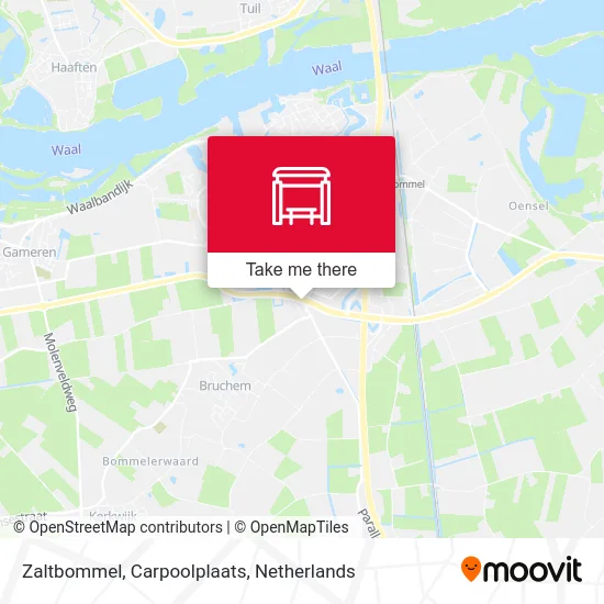 Zaltbommel, Carpoolplaats map