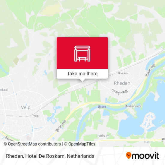 Rheden, Hotel De Roskam map
