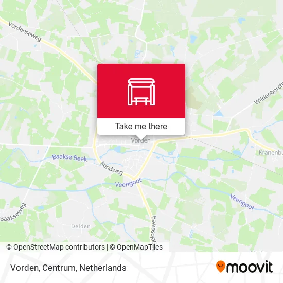 Vorden, Centrum map