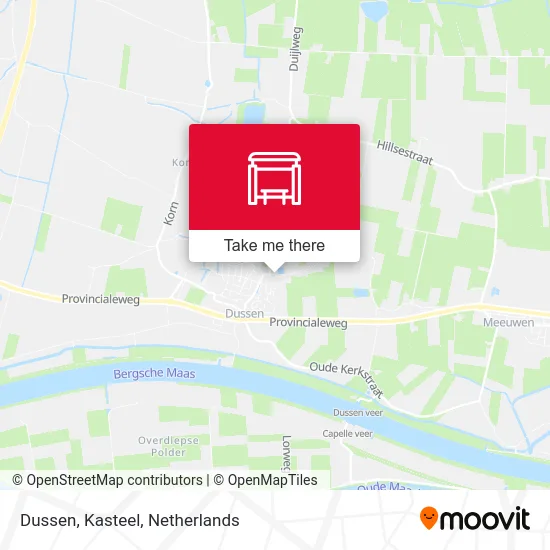 Dussen, Kasteel Karte