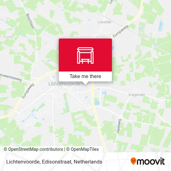 Lichtenvoorde, Edisonstraat map