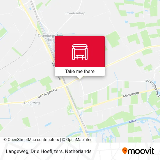 Langeweg, Drie Hoefijzers map