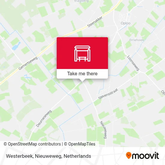 Westerbeek, Nieuweweg Karte