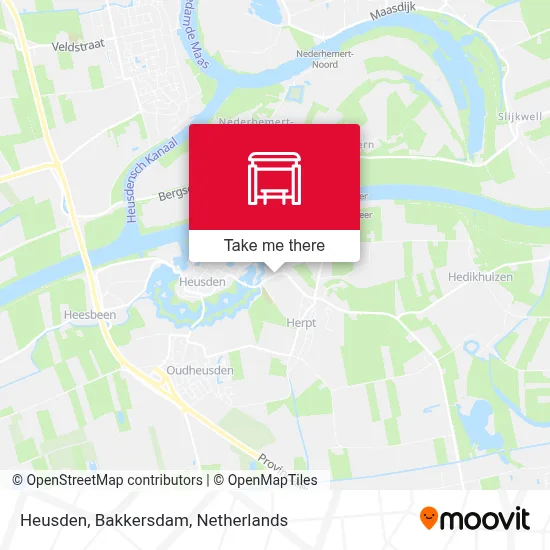 Heusden, Bakkersdam Karte