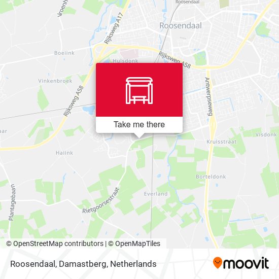 Roosendaal, Damastberg map