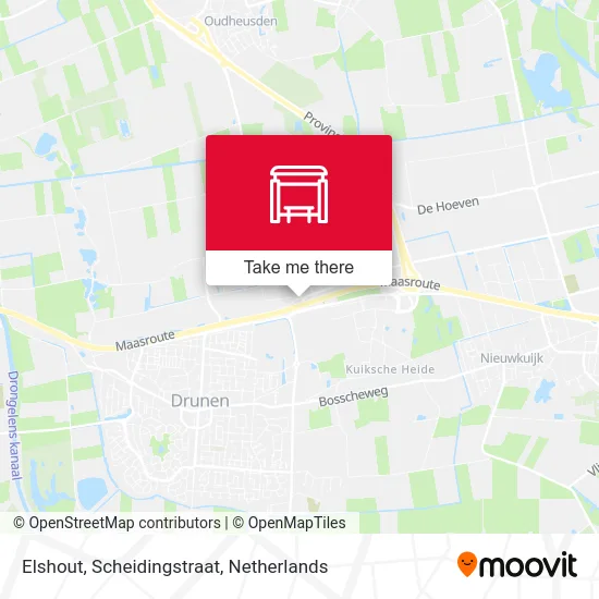 Elshout, Scheidingstraat map