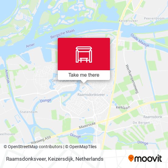 Raamsdonksveer, Keizersdijk map