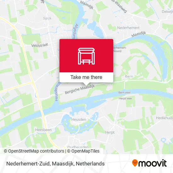 Nederhemert-Zuid, Maasdijk map