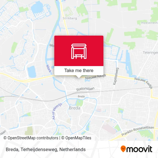 Breda, Terheijdenseweg map
