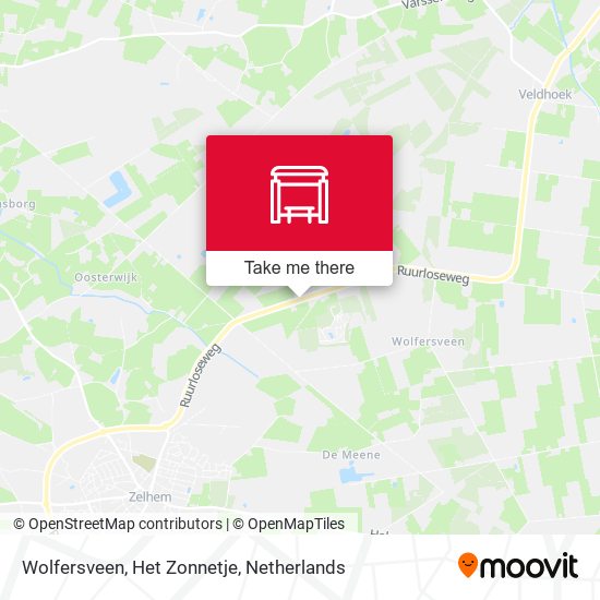 Wolfersveen, Het Zonnetje map