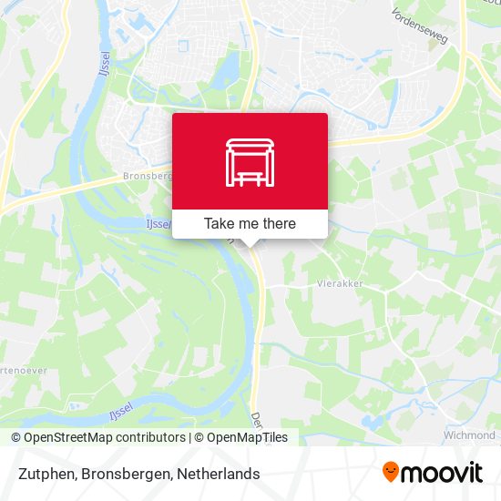 Zutphen, Bronsbergen map