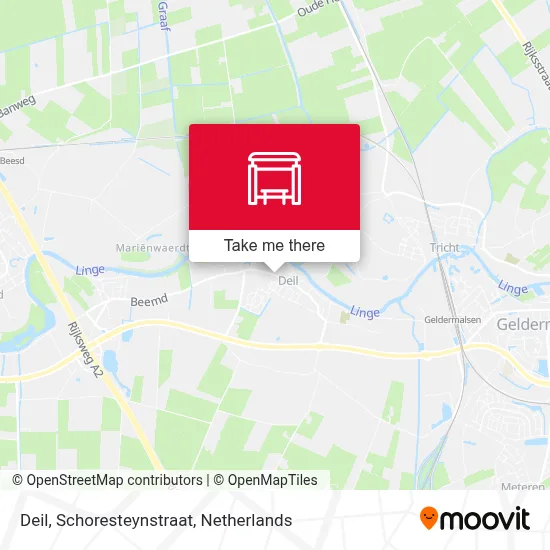 Deil, Schoresteynstraat map