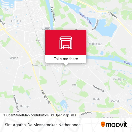 Sint Agatha, De Messemaker map
