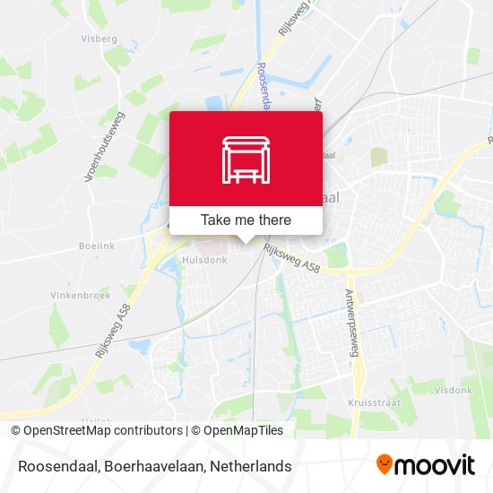 Roosendaal, Boerhaavelaan map