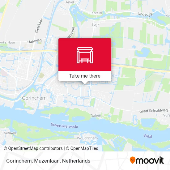Gorinchem, Muzenlaan map