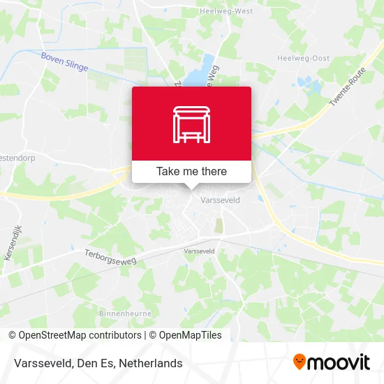 Varsseveld, Den Es map