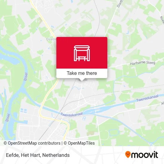 Eefde, Het Hart map