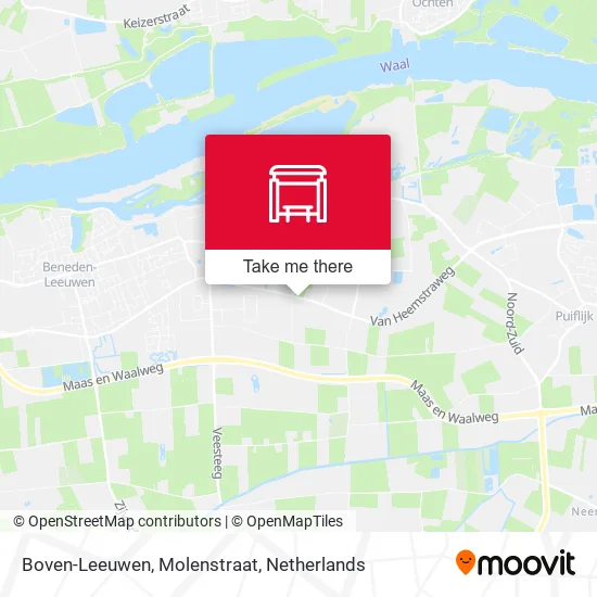 Boven-Leeuwen, Molenstraat map