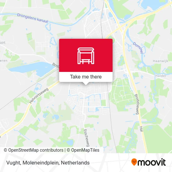 Vught, Moleneindplein map