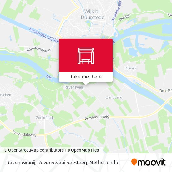 Ravenswaaij, Ravenswaaijse Steeg map