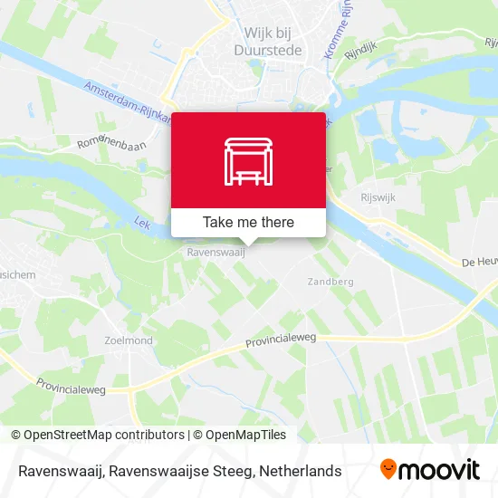 Ravenswaaij, Ravenswaaijse Steeg map