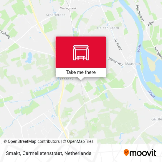 Smakt, Carmelietenstraat map