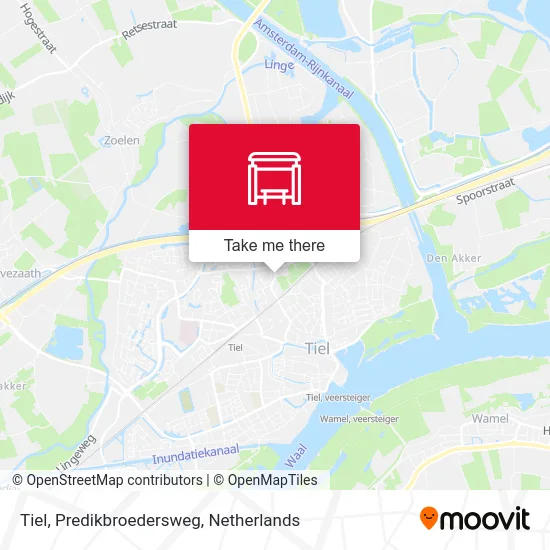 Tiel, Predikbroedersweg map