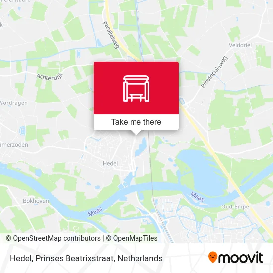Hedel, Prinses Beatrixstraat map